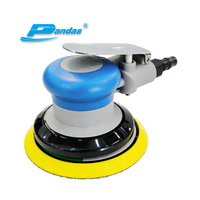 PANDAS Pneumatische Poliermaschine, 5-Zoll-Schleifpapier-Poliermaschine, Automobil-Polier-Hardware, Möbel, Holzbearbeitung, Wachsen, Polieren und Schleifwerkzeuge