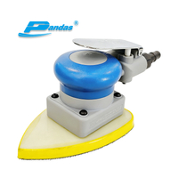 PANDAS 90 * 130 mm Dreieck-Luftschleifer ohne Vakuum, geringe Vibration, Handwerkzeug für die Reparatur von Karosserielacken, Polieren von Holzmöbeln