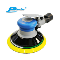 PANDAS Industrielle pneumatische Poliermaschine, 6-Zoll-Zentralstaubsauger-Schleifpapiermaschine, Trockenschleifer, Autowachs- und Poliermaschine, Luftschleifer